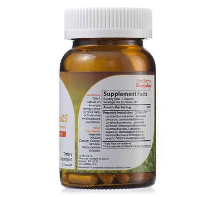 Zahler's Biodophilus 25 Billion Digestive Health 120 Capsules