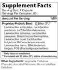 Zahler's Biodophilus 25 Billion Digestive Health 120 Capsules