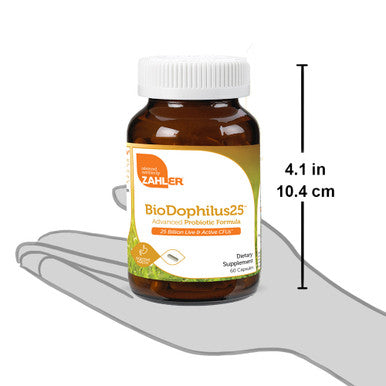 Zahler's Biodophilus 25 Billion Digestive Health 120 Capsules