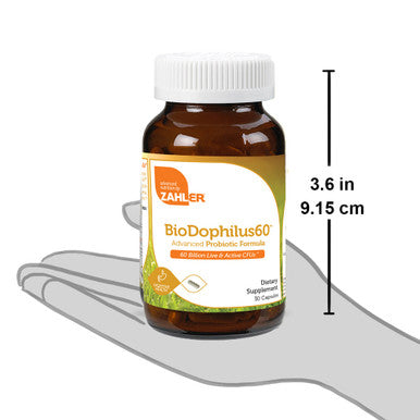 Zahler's Biodophilus 60 Billion Digestive Health 60 Capsules