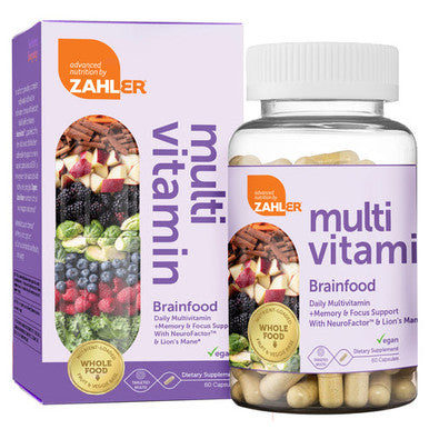 Multivitamin Brainfood 60 Caps By Advanced Nutrition By Zahler