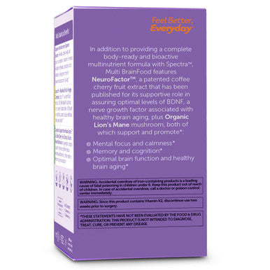 Zahler's Multivitamin Brainfood Targeted Multis 60 Capsules