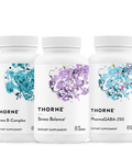 Thorne Stress Management Bundle Stress B-Complex & PharmaGABA-250 & Stress Balance