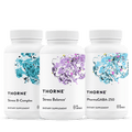 Thorne Stress Management Bundle Stress B-Complex & PharmaGABA-250 & Stress Balance