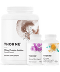 Thorne Bone Support Bundle Whey Protein Isolate & Advanced Bone Support & Super EPA