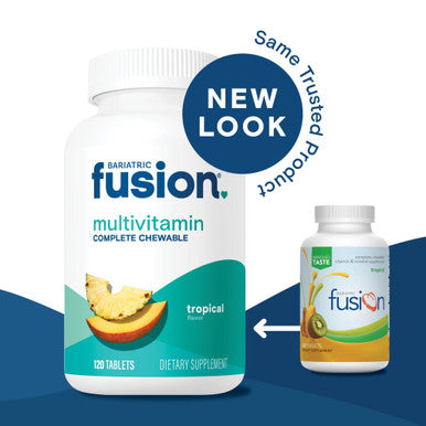 Bariatric Fusion Bundle & Save - Tropical Complete Chewable Multivitamin 120 Tablets 12 Bottles