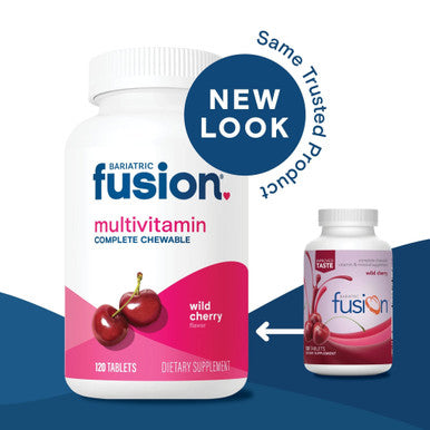 Bariatric Fusion Bundle & Save - Wild Cherry Complete Chewable Multivitamin 120 Tablets 12 Bottles