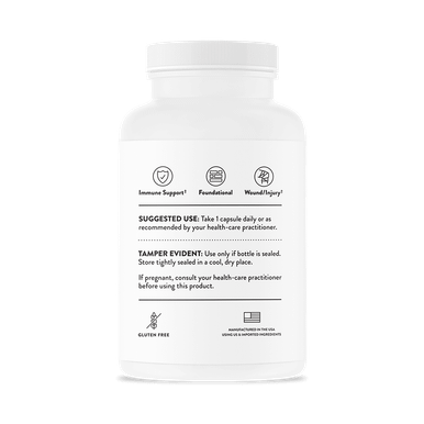 Thorne Ascorbic Acid (60 count) 60 Capsules