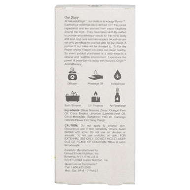 Nature's Origin Aromatherapy Essential Oil Blend For Bliss 0.5 OZ By Nature's Origin