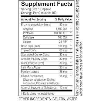 MasterZyme 100 caps by Transformation Enzyme DISCONTINUED