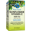 Whole Earth and Sea - Natural Factors - Sunflower Vitamin E 400 IU 90 Softgels