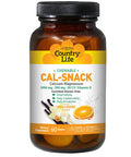 Country Life Chewable Calcium Snack w/Magnesium Vanilla Orange 60 Chews