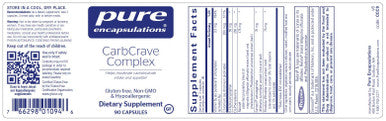 Pure Encapsulations CarbCrave Complex 90 vcaps