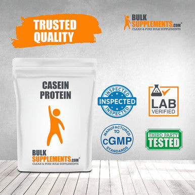 BulkSupplements.com Casein Protein Powder - Low Carb Protein Powder - Paleo Protein Powder - Flavorless Protein Powder - Clean Protein (500 Grams)