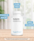 Supersmart Niacinamide 2000 mg Per Day Vitamin B3 Improves Joint Mobility Helps Reduce Psychological Effects of Stress Bad Feelings NonGMO Gluten Free 180 Vegetarian Capsules