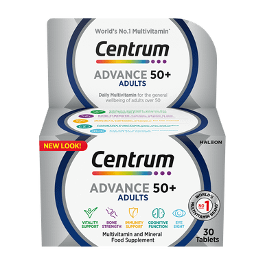 Centrum Advance 50+ Multivitamin 30 Tablets
