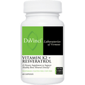DaVinci Vitamin K2+Resveratrol60 vegcaps