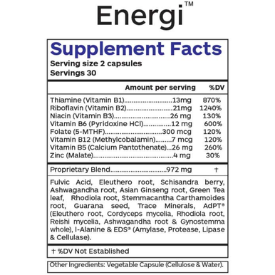 Energi 60 caps by Professional Botanicals