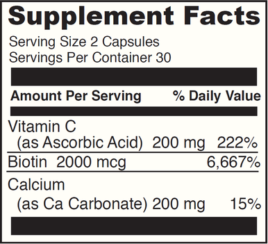 DaVinci Biotin 2000 mcg60 vtabs