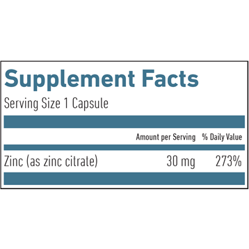 Zinc 30 mg energized 60 caps by Biogena