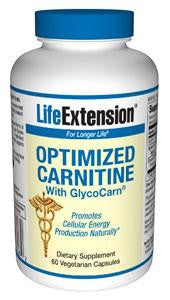 Life Extension Optimized Carnitine With Glycocarn 60 Vegecaps