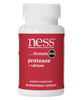 Ness Enzymes - Protease + Calcium form 416 90 Veggie Capsules
