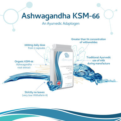 Xspanlabs Ashwagandha KSM-66, 500mg per capsule Ã¢â‚¬â€œ 90 capsules