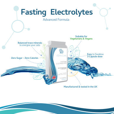 Xspanlabs Fasting Electrolytes - 120 Capsules - Advanced Rapid Rehydration Formula