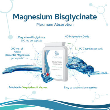 Xspanlabs Magnesium Bisglycinate 500mg 90 capsules