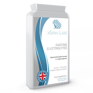 Xspanlabs Fasting Electrolytes - 120 Capsules - Advanced Rapid Rehydration Formula