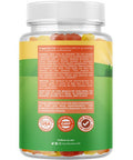 Plant Based Kids Multivitamin Gummies - Multivitamin for Kids Immunity Support Gummies with Vitamins A C D3 E B Zinc - Halal Gelatin and Gluten Free Non-GMO Kids Vitamins Gummy Multivitamin Formula