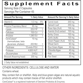 Super CellZyme 90 caps by Transformation Enzyme