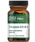 Gaia Herbs (Professional Solutions) - Vitamin D3 + K2 60 Capsules