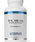 Douglas Labs, B 6 100 mg, 250 tabs