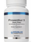 Douglas Labs, Basic Preventive 5, Iron Free, 180 tabs
