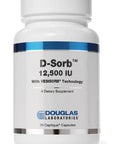 Douglas Labs, D Sorb with Vesisorb, 12,500 IU, 30 caps