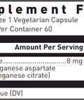 Douglas Labs, Manganese Chelate, 60 Vegetarian Capsules-1656751505