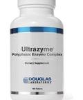 Douglas Laboratories Ultrazyme (Polyphasic Enzyme Complex) | Active Digestive Enzymes to Support Protein and Carbohydrate Digestion 180 Tablets