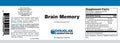 Douglas Laboratories Brain Memory