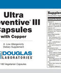 Douglas Laboratories Ultra Preventive III with Copper Capsules