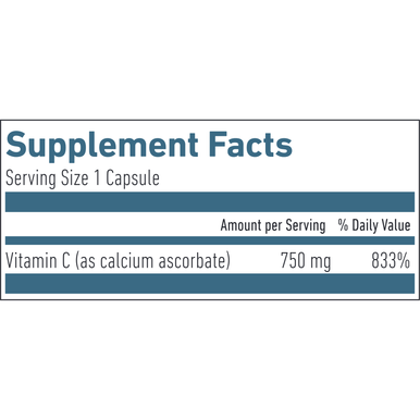 Vitamin C 750 mg 90 caps by Biogena