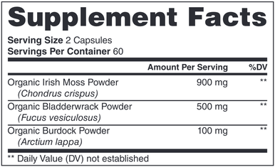 Hello Health Organic Sea Moss+ 120 Capsules