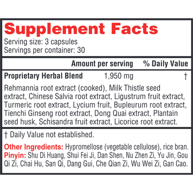 Rehmannia & Milk Thistle 90 caps by Health Concerns