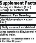 Herbalist & Alchemist Goldenseal Extract 2 fl oz