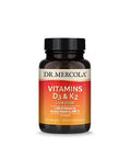 Dr Mercola Vitamins D3 & K2 Low Dose - 30 capsules