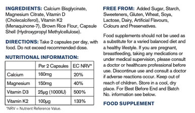 Dr.Vegan Bone & Muscle Support 60'S