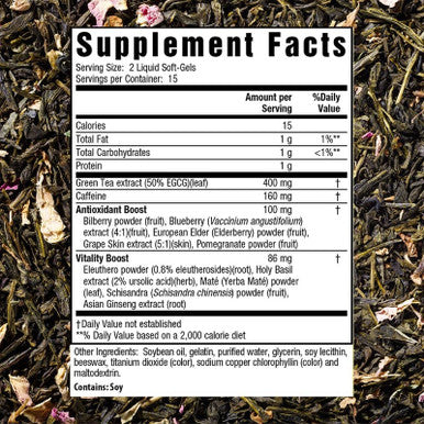 Applied Nutrition Green Tea Fat Burner Liquid Soft Gels 30 Soft Gels