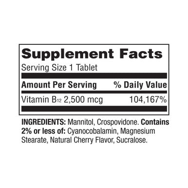 Spring Valley Vitamin B 12 2500 mcg Sublingual 60 Tablets