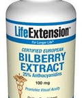 Life Extension Bilberry Extract 100Mg 90Vc