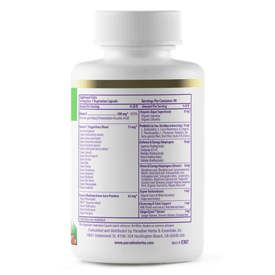 Paradise Herbs Vitamin C - 90 Vegetarian Capsules